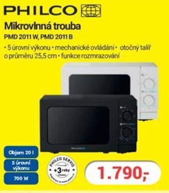 Planeo Elektro PHILCO Mikrovlnná trouba nabídka