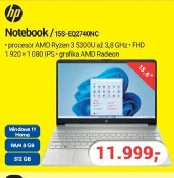 Planeo Elektro Hp Notebook/15S-EQ2740NC nabídka