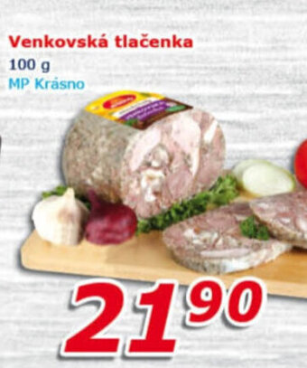 ESO MARKET Venkovská tlačenka 100 g nabídka