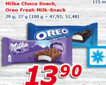 ESO MARKET Milka Choco Snack, Oreo Fresh Milk-Snack nabídka