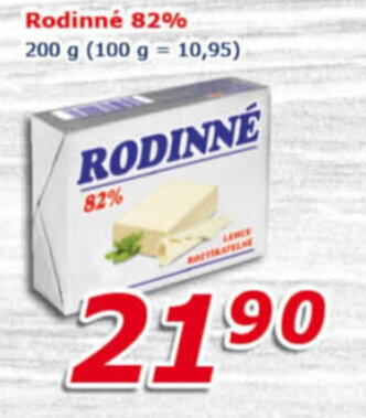 ESO MARKET Rodinne 82% 200 g nabídka