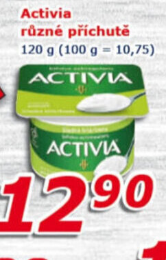 ESO MARKET Activia různé příchutě 120 g nabídka