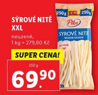 Lidl SÝROVÉ NITĚ XXL nabídka