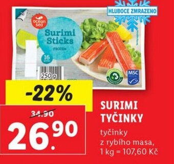 Lidl SURIMI TYČINKY nabídka