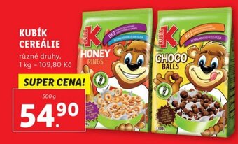 Lidl KUBÍK CEREÁLIE nabídka