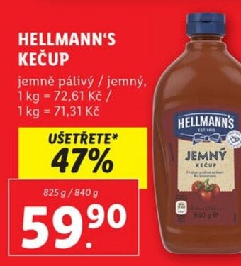 Lidl HELLMANN'S KEČUP nabídka