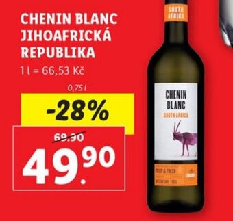 Lidl CHENIN BLANC JIHOAFRICKÁ REPUBLIKA nabídka