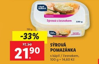 Lidl SÝROVÁ POMAZÁNKA nabídka