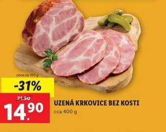 Lidl UZENÁ KRKOVICE BEZ KOSTI nabídka