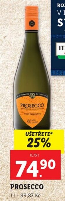 Lidl PROSECCO nabídka