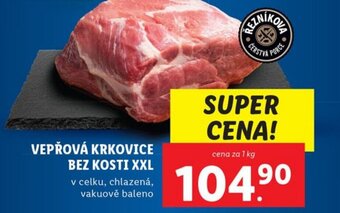 Lidl VEPŘOVÁ KRKOVICE BEZ KOSTI XXL nabídka