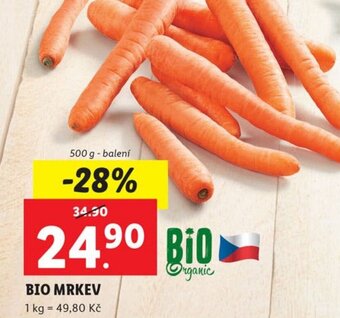 Lidl BIO MRKEV nabídka