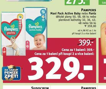 Rossmann Pampers dětské plenky nabídka