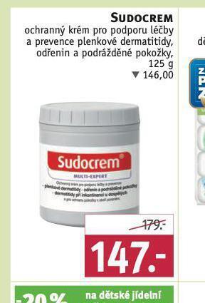 Rossmann Sudocrem ochranný krém nabídka