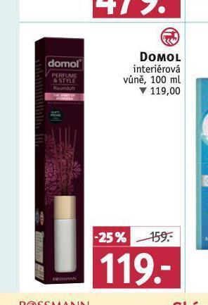 Rossmann Domol interiérová vůně nabídka