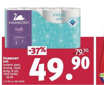 Rossmann Harmony soft toaletní papír nabídka
