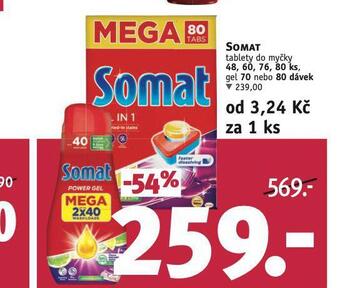 Rossmann Somat tablety do myčky nabídka