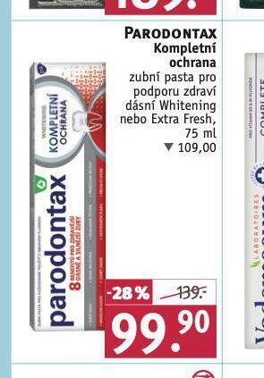 Rossmann Parodontax kompletní ochrana zubní pasta nabídka