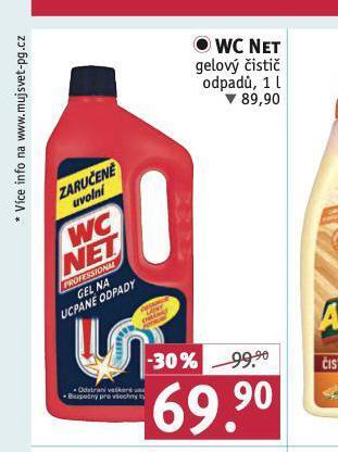 Rossmann Wc net gelový čistič odpadů nabídka