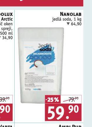 Nanolab jedlá soda