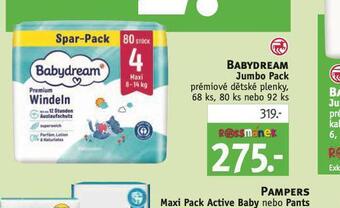 Rossmann Babydream jumbo pack nabídka