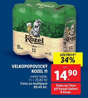 Lidl VELKOPOPOVICKÝ KOZEL 11 nabídka