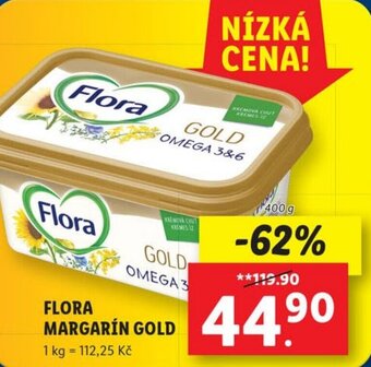 Lidl FLORA MARGARÍN GOLD nabídka