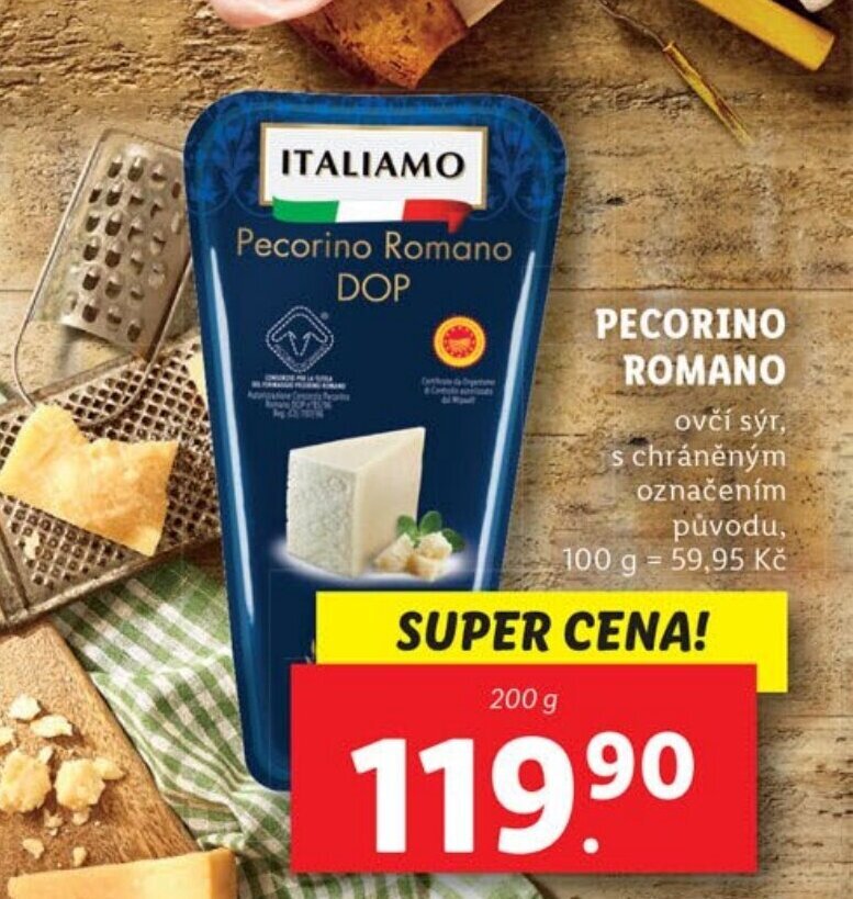PECORINO ROMANO nabídky v Lidl