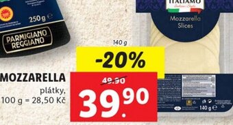 Lidl ITALIAMO MOZZARELLA nabídka