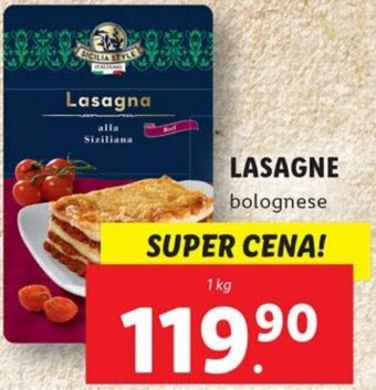 Lidl LASAGNE nabídka