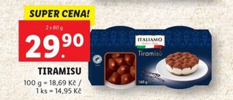 Lidl ITALIAMO TIRAMISU nabídka