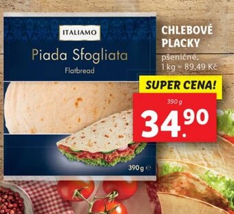 Lidl ITALIAMO CHLEBOVÉ PLACKY nabídka