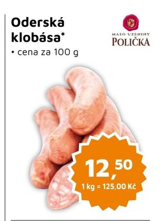 Můjobchod Oderská klobása 100 g nabídka
