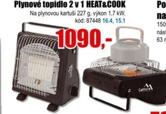 Plynové topidlo 2 v 1 HEAT&COOK