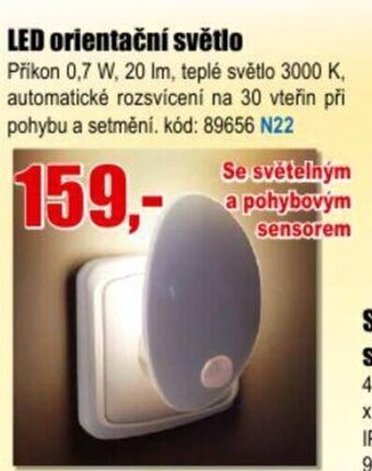 EVA LED orientační světlo nabídka