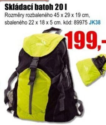 EVA Skládací batoh 20L nabídka