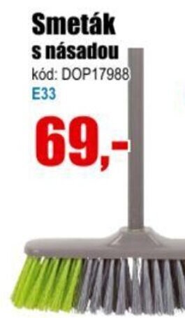 Smeták s násadou