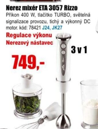 EVA Nerez mixér ETA 3057 Rizzo nabídka