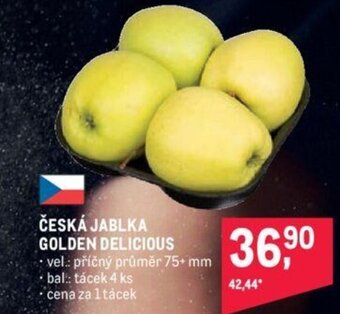Makro ČESKÁ JABLKA GOLDEN DELICIOUS nabídka