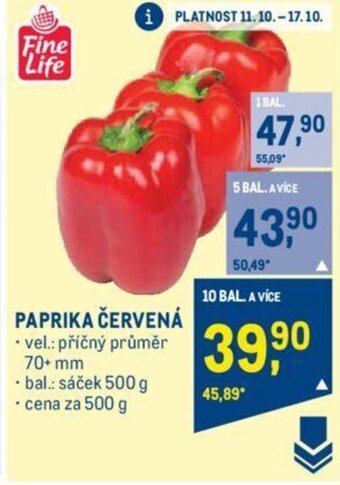 Makro PAPRIKA ČERVENÁ nabídka