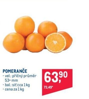 Makro POMERANČE nabídka