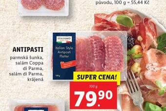 Lidl Antipasti nabídka