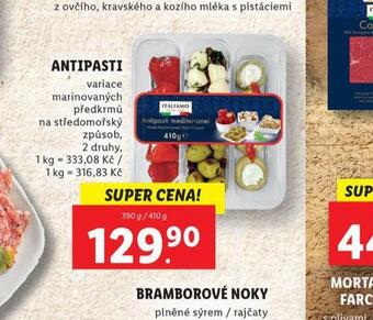 Lidl Antipasti nabídka