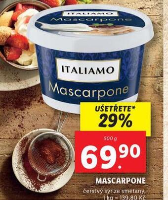 Lidl Mascarpone nabídka