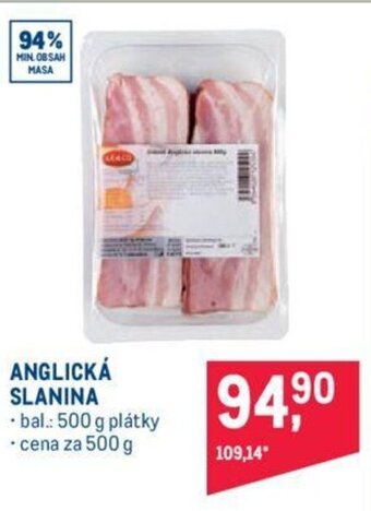Makro ANGLICKÁ SLANINA nabídka