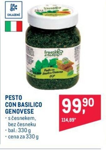 Makro PESTO CON BASILICO GENOVESE nabídka