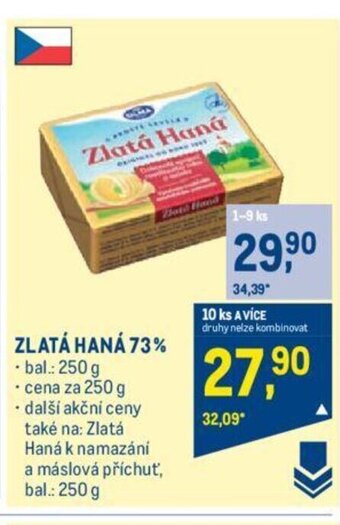 Makro ZLATÁ HANÁ 73% nabídka