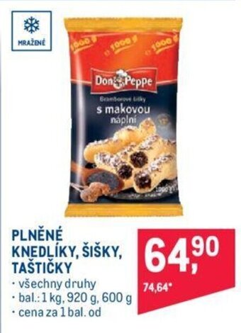 Makro PLNĚNÉ KNEDLÍKY, ŠIŠKY, TAŠTIČKY nabídka
