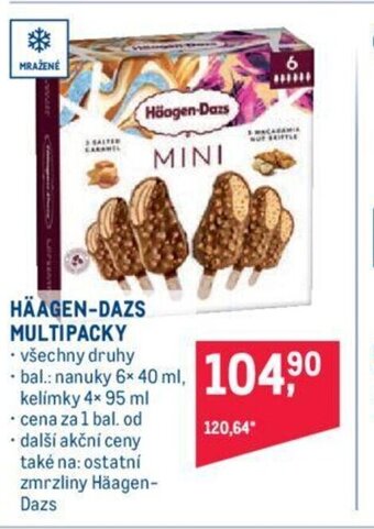 Makro HÄAGEN-DAZS MULTIPACKY nabídka