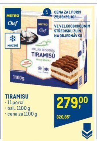 Makro TIRAMISU nabídka